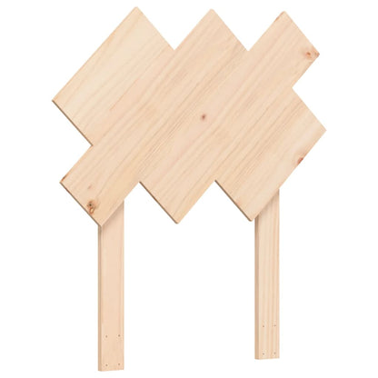 vidaXL Seniorenbett mit Kopfteil Massivholz