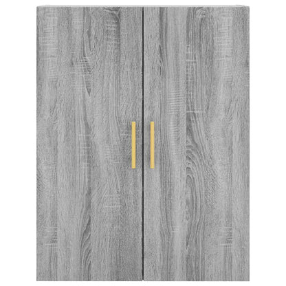 vidaXL Highboard Grau Sonoma 69,5x34x180 cm Holzwerkstoff