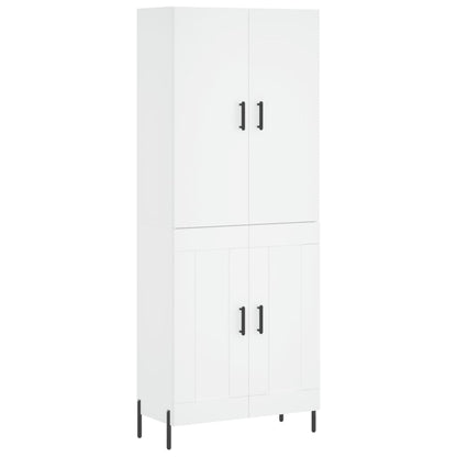 vidaXL Highboard Weiß 69,5x34x180 cm Holzwerkstoff