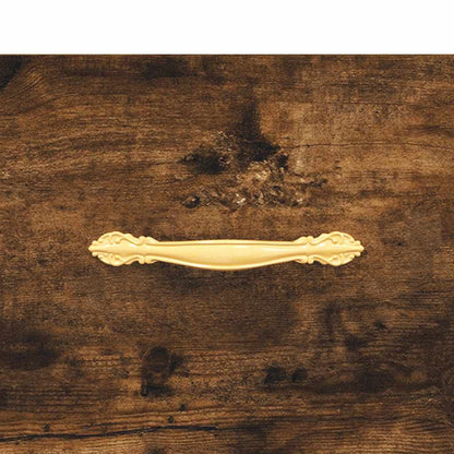 vidaXL Bahut chêne fumé 69,5x34x180 cm Bois d'ingénierie