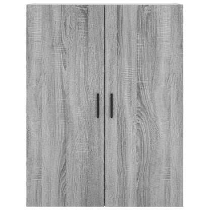 Highboard Grau Sonoma 69,5x34x180 cm Holzwerkstoff
