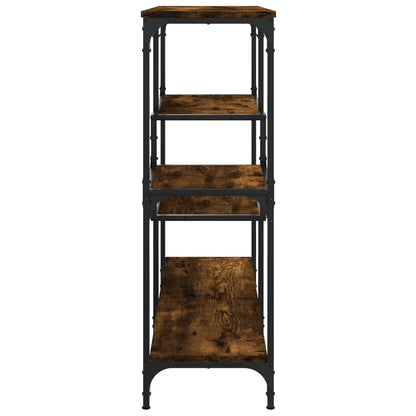 vidaXL Konsolentisch Räuchereiche 103x32x95 cm Holzwerkstoff