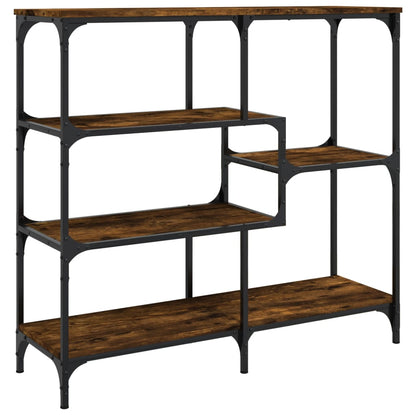 vidaXL Konsolentisch Räuchereiche 103x32x95 cm Holzwerkstoff