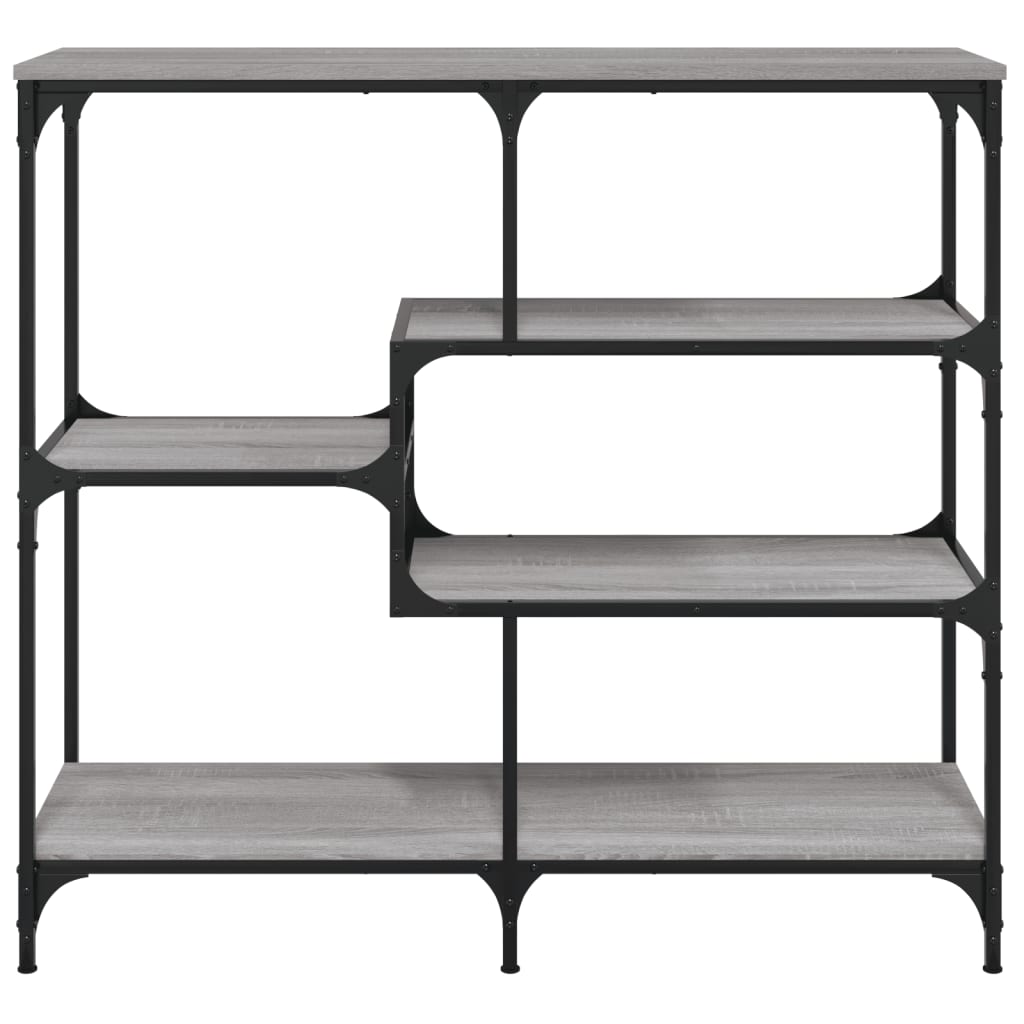 vidaXL Konsolentisch Grau Sonoma 103x32x95 cm Holzwerkstoff