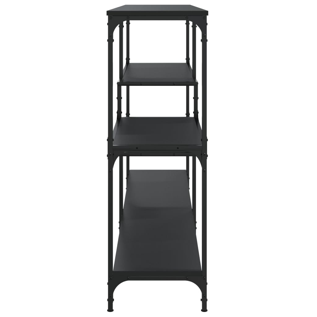 vidaXL Konsolentisch Schwarz 160x32x95 cm Holzwerkstoff