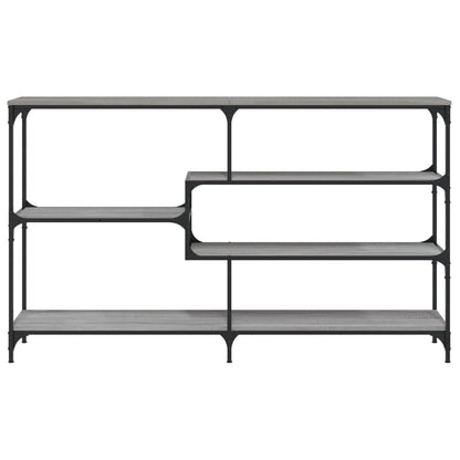 vidaXL Konsolentisch Grau Sonoma 160x32x95 cm Holzwerkstoff
