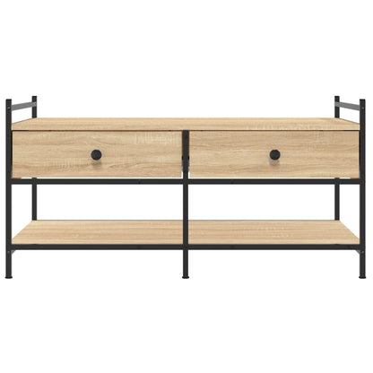 vidaXL Couchtisch Sonoma-Eiche 99x50x50 cm Holzwerkstoff