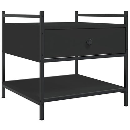vidaXL Couchtisch Schwarz 50x50x50 cm Holzwerkstoff