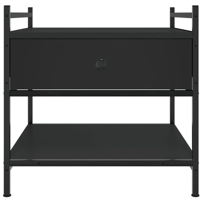 vidaXL Couchtisch Schwarz 50x50x50 cm Holzwerkstoff