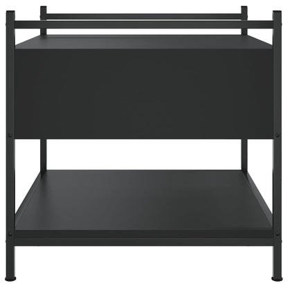 vidaXL Couchtisch Schwarz 50x50x50 cm Holzwerkstoff