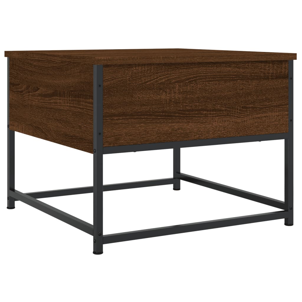 vidaXL Couchtisch Braun Eichen-Optik 51x51x40 cm Holzwerkstoff