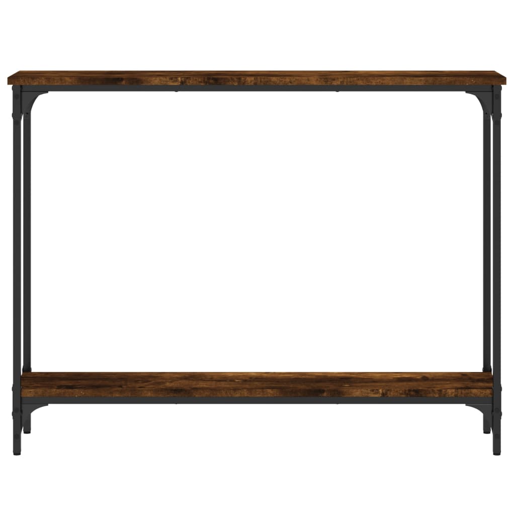 vidaXL Konsolentisch Räuchereiche 100x22,5x75 cm Holzwerkstoff