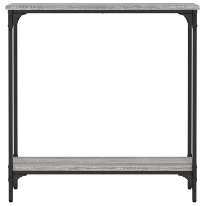 vidaXL Konsolentisch Grau Sonoma 75x22,5x75 cm Holzwerkstoff