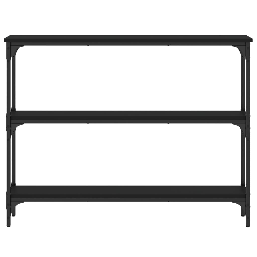 vidaXL Konsolentisch Schwarz 100x22,5x75 cm Holzwerkstoff
