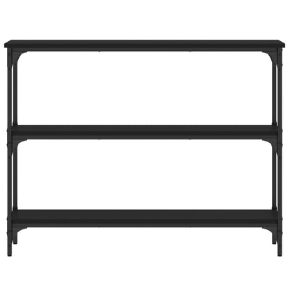 vidaXL Konsolentisch Schwarz 100x22,5x75 cm Holzwerkstoff