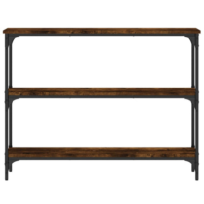 vidaXL Konsolentisch Räuchereiche 100x22,5x75 cm Holzwerkstoff