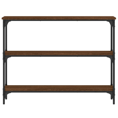 vidaXL Konsolentisch Braun Eichen-Optik 100x22,5x75 cm Holzwerkstoff