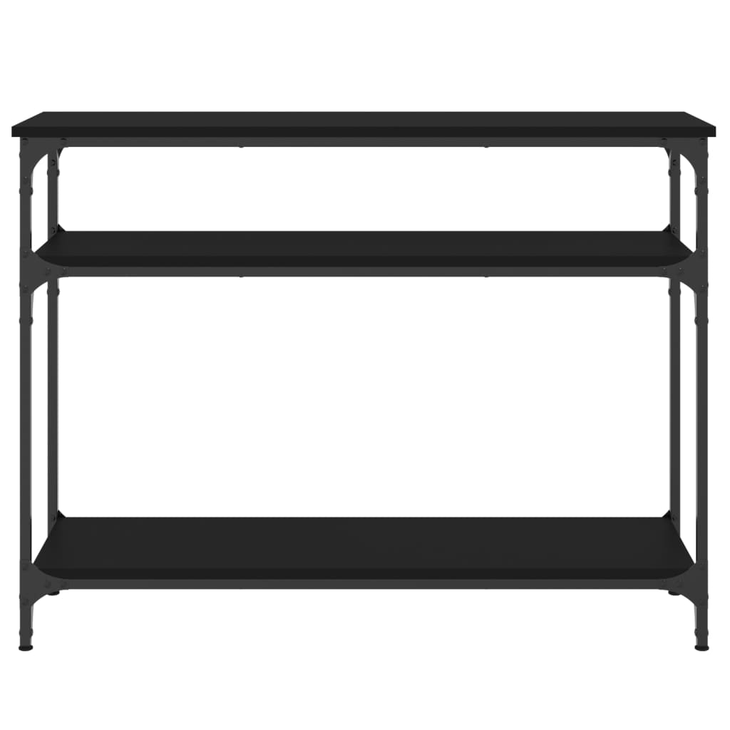 vidaXL Konsolentisch Schwarz 100x29x75 cm Holzwerkstoff