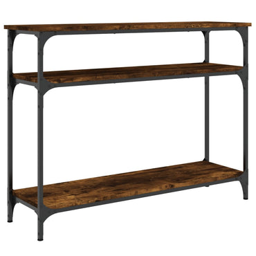 vidaXL Konsolentisch Räuchereiche 100x29x75 cm Holzwerkstoff