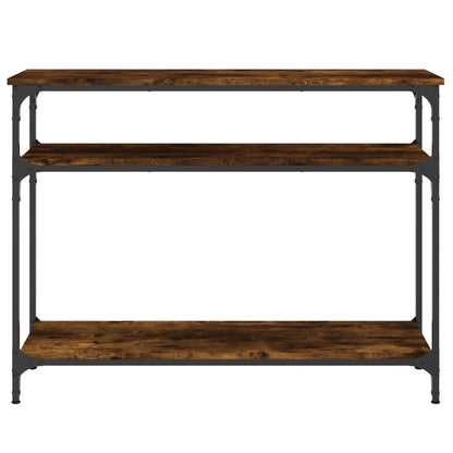 vidaXL Konsolentisch Räuchereiche 100x29x75 cm Holzwerkstoff