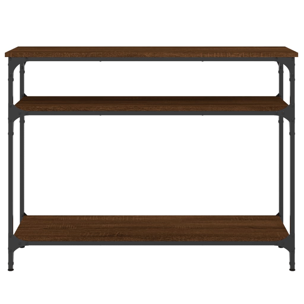 vidaXL Konsolentisch Braun Eichen-Optik 100x29x75 cm Holzwerkstoff