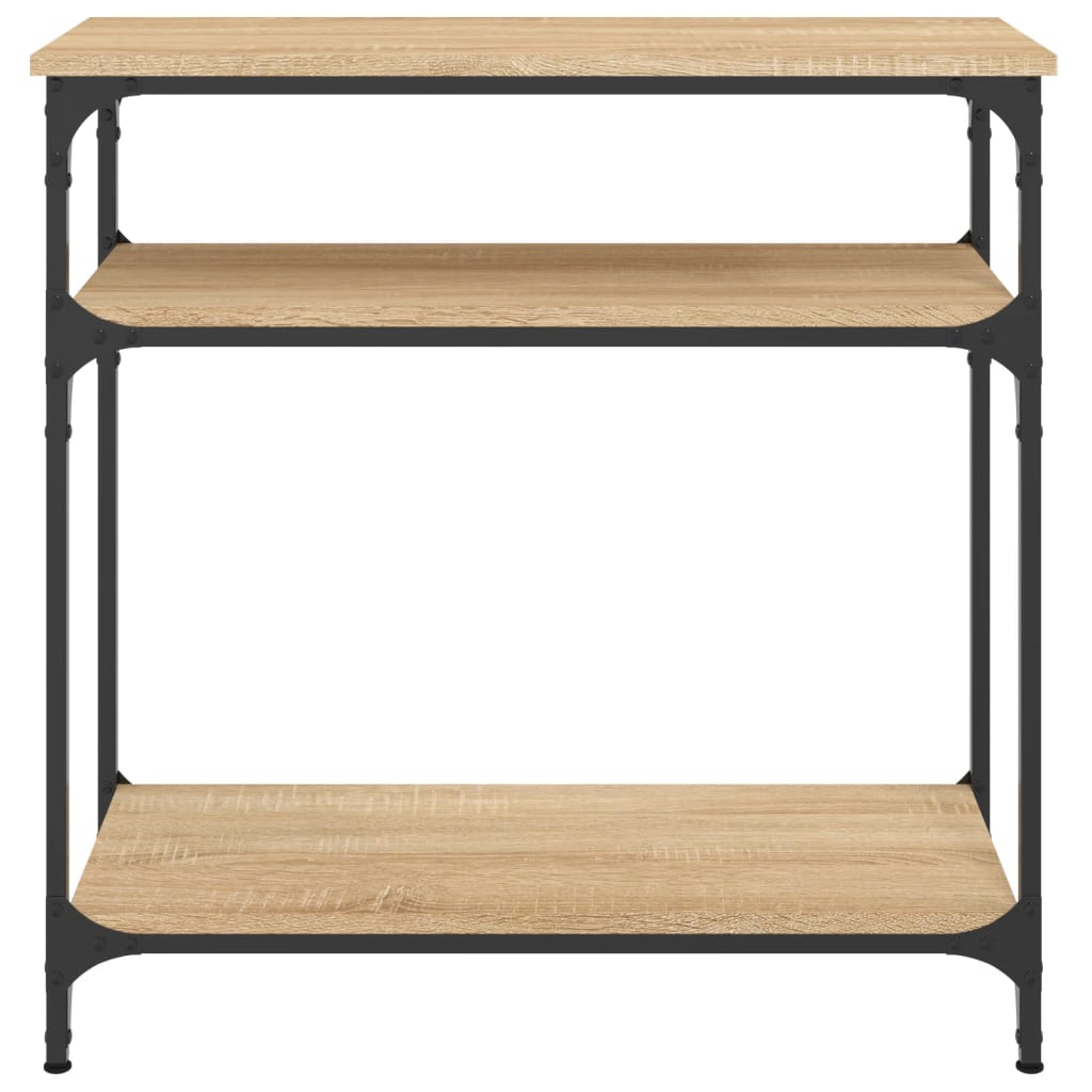 vidaXL Konsolentisch Sonoma-Eiche 75x29x75 cm Holzwerkstoff