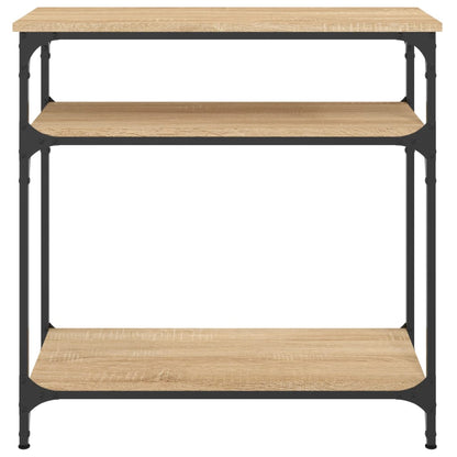 vidaXL Konsolentisch Sonoma-Eiche 75x29x75 cm Holzwerkstoff