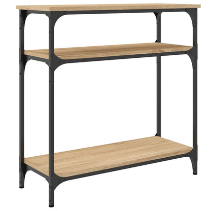 vidaXL Konsolentisch Sonoma-Eiche 75x29x75 cm Holzwerkstoff
