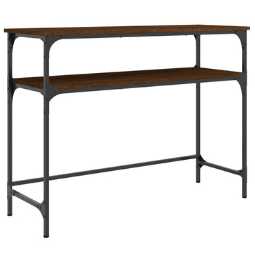 vidaXL Konsolentisch Braun Eichen-Optik 100x35,5x75 cm Holzwerkstoff