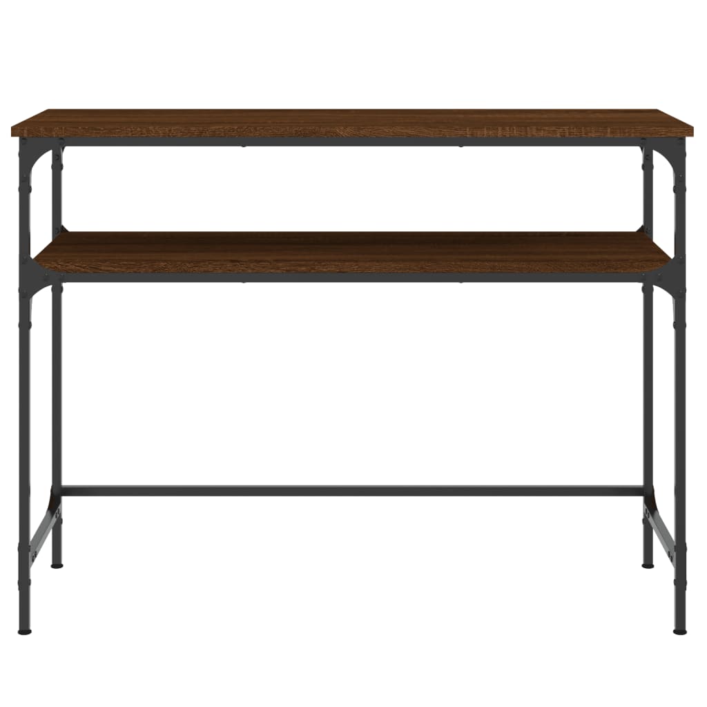 vidaXL Konsolentisch Braun Eichen-Optik 100x35,5x75 cm Holzwerkstoff