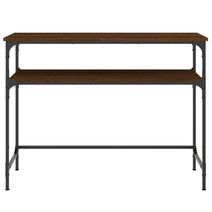 vidaXL Konsolentisch Braun Eichen-Optik 100x35,5x75 cm Holzwerkstoff