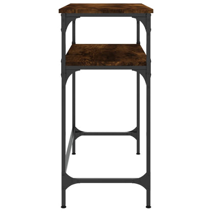 vidaXL Konsolentisch Räuchereiche 75x35,5x75 cm Holzwerkstoff