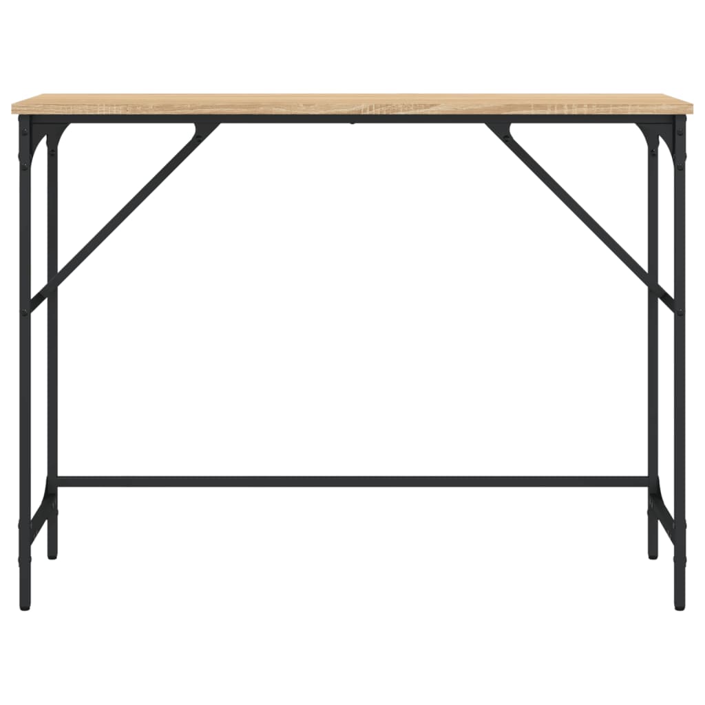 vidaXL Konsolentisch Sonoma-Eiche 100x32x75 cm Holzwerkstoff