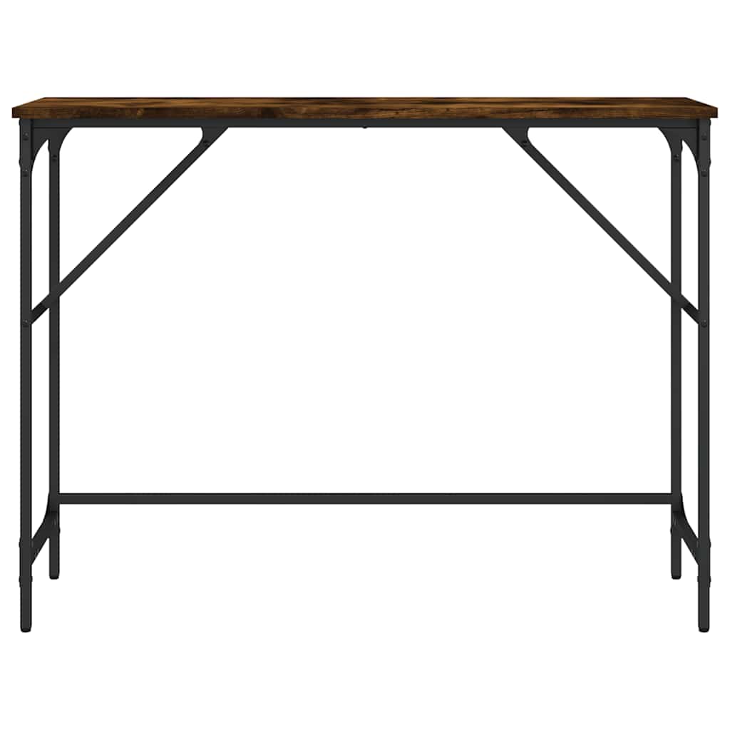 vidaXL Konsolentisch Räuchereiche 100x32x75 cm Holzwerkstoff