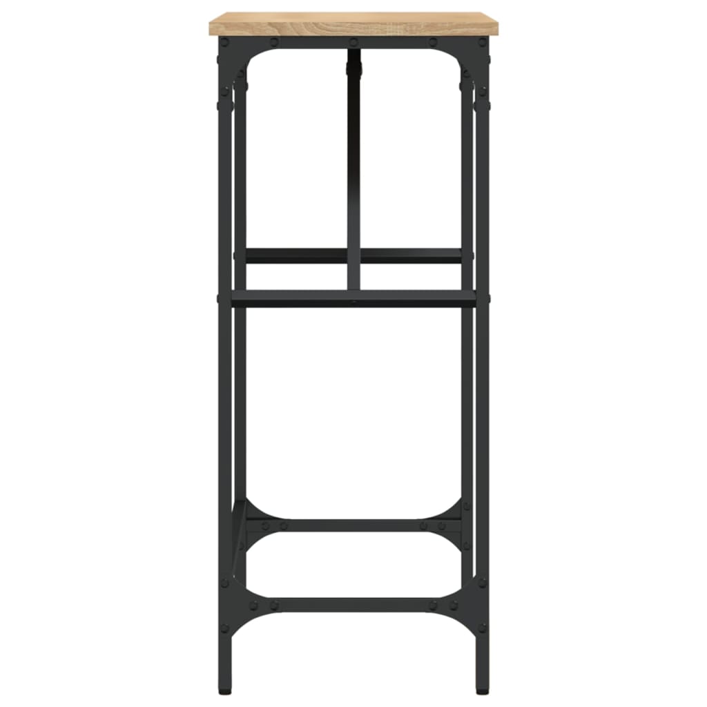 vidaXL Konsolentisch Sonoma-Eiche 75x32x75 cm Holzwerkstoff