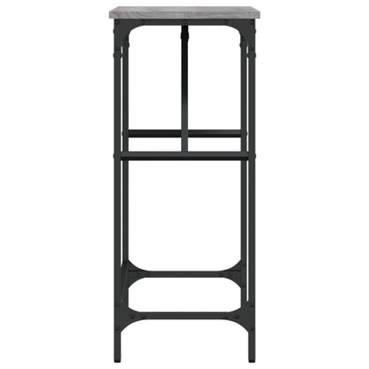vidaXL Konsolentisch Grau Sonoma 75x32x75 cm Holzwerkstoff