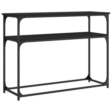 vidaXL Table console Noir 100x35,5x75 cm Bois d'ingénierie