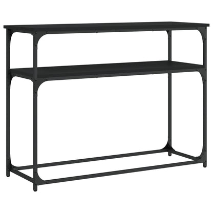 vidaXL Table console Noir 100x35,5x75 cm Bois d'ingénierie