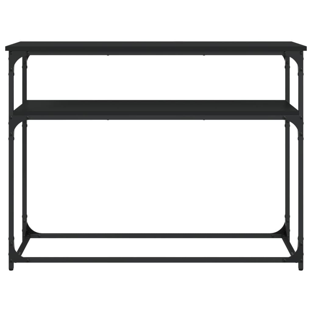 vidaXL Table console Noir 100x35,5x75 cm Bois d'ingénierie
