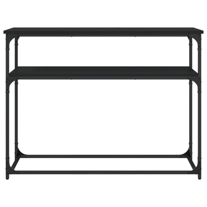 vidaXL Table console Noir 100x35,5x75 cm Bois d'ingénierie