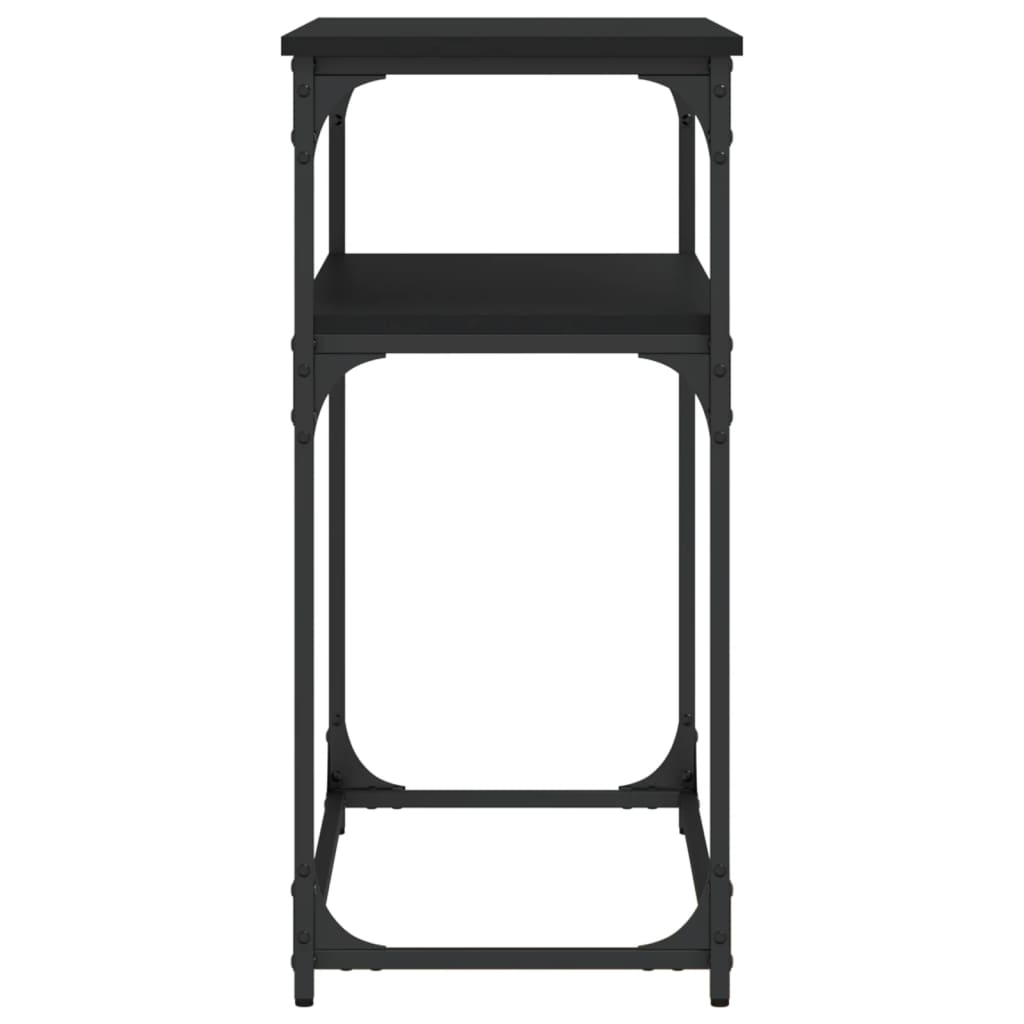 vidaXL Table console Noir 100x35,5x75 cm Bois d'ingénierie