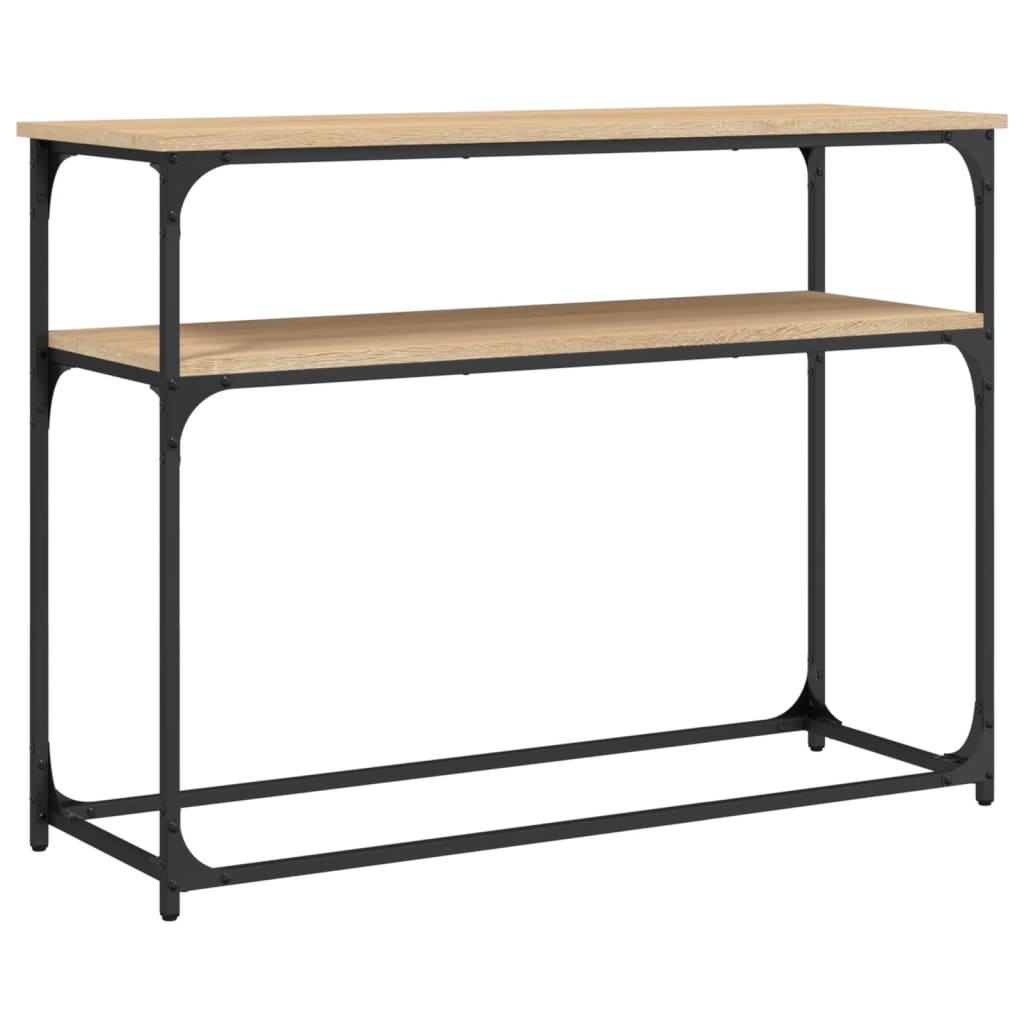 vidaXL Konsolentisch Sonoma-Eiche 100x35,5x75 cm Holzwerkstoff