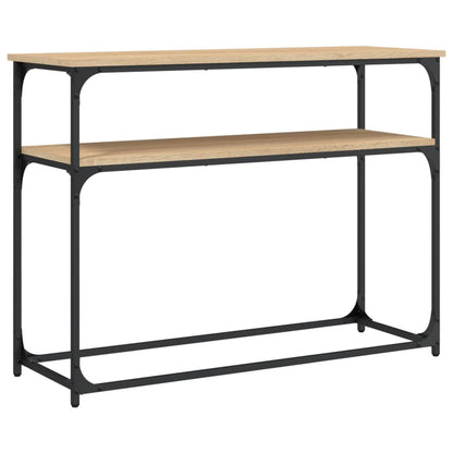 vidaXL Konsolentisch Sonoma-Eiche 100x35,5x75 cm Holzwerkstoff