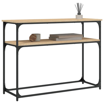 vidaXL Konsolentisch Sonoma-Eiche 100x35,5x75 cm Holzwerkstoff