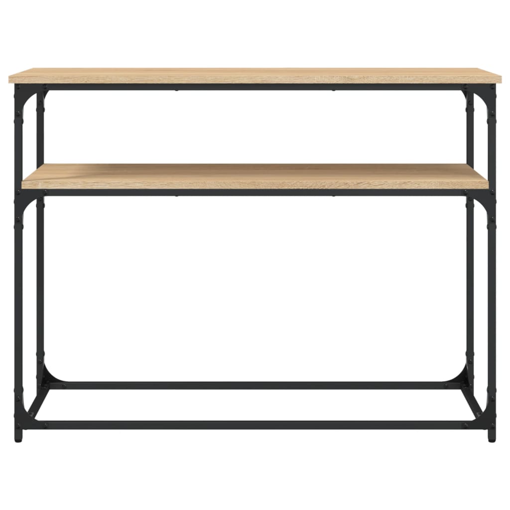 vidaXL Konsolentisch Sonoma-Eiche 100x35,5x75 cm Holzwerkstoff