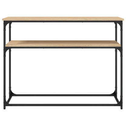 vidaXL Konsolentisch Sonoma-Eiche 100x35,5x75 cm Holzwerkstoff