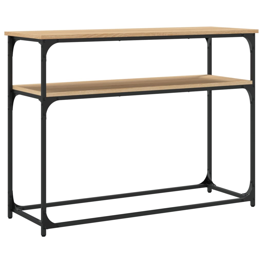 vidaXL Konsolentisch Sonoma-Eiche 100x35,5x75 cm Holzwerkstoff