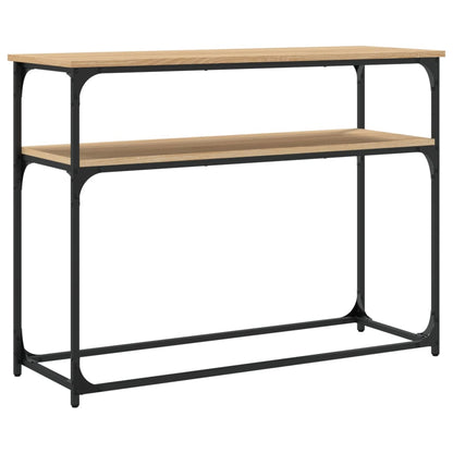 vidaXL Konsolentisch Sonoma-Eiche 100x35,5x75 cm Holzwerkstoff