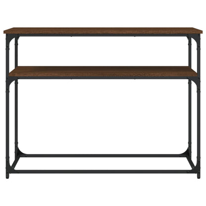 vidaXL Konsolentisch Braun Eichen-Optik 100x35,5x75 cm Holzwerkstoff