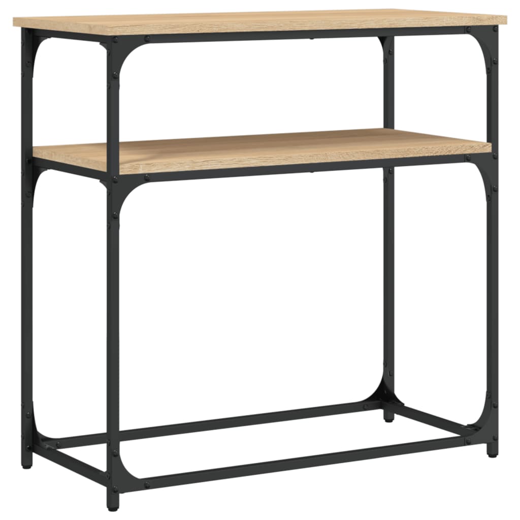 vidaXL Console chêne sonoma 75x35,5x75 cm Aggloméré